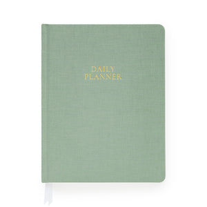 Sage green daily planner