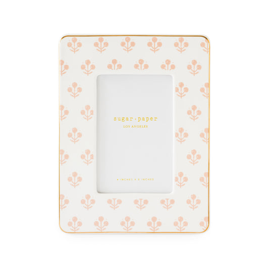 rose floral frame upright