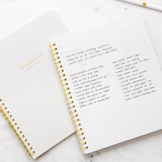 Work/Life Spiral Notebook
