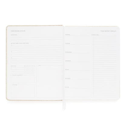 This Week's Plan Planning Page with prompts including intentions, goals, habit trackers, and market list