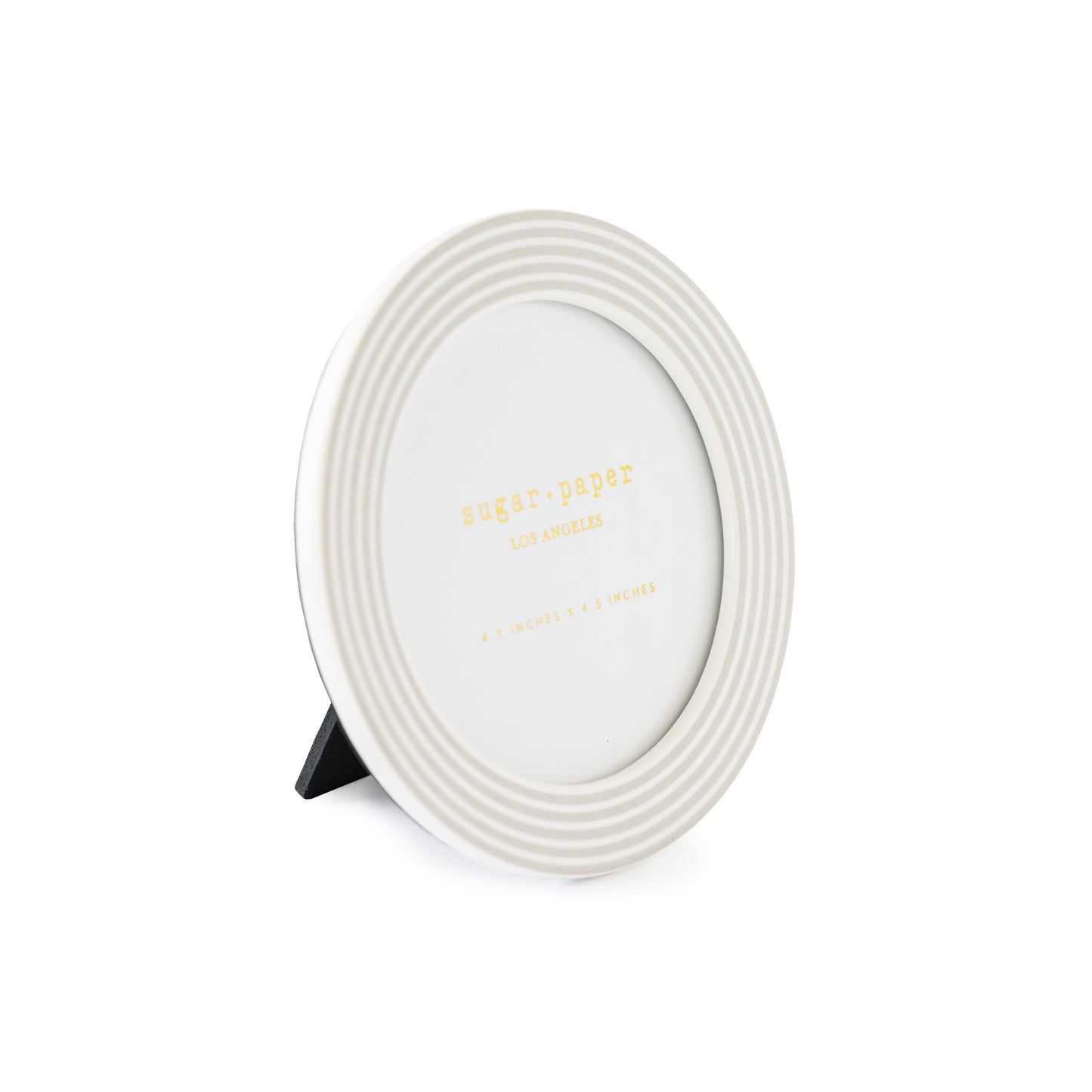 grey stripe round frame angled