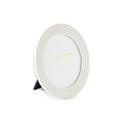 grey stripe round frame angled