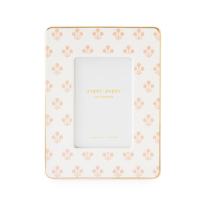 rose floral frame upright