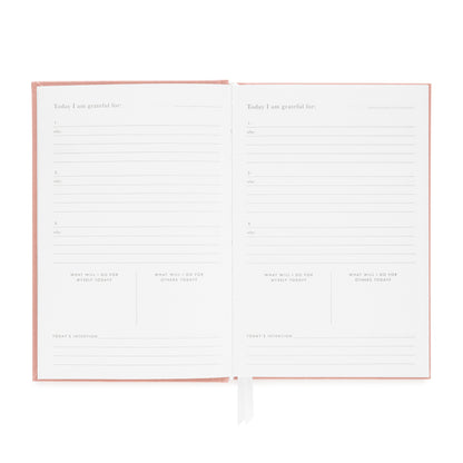 gratitude journal interior guided prompt pages