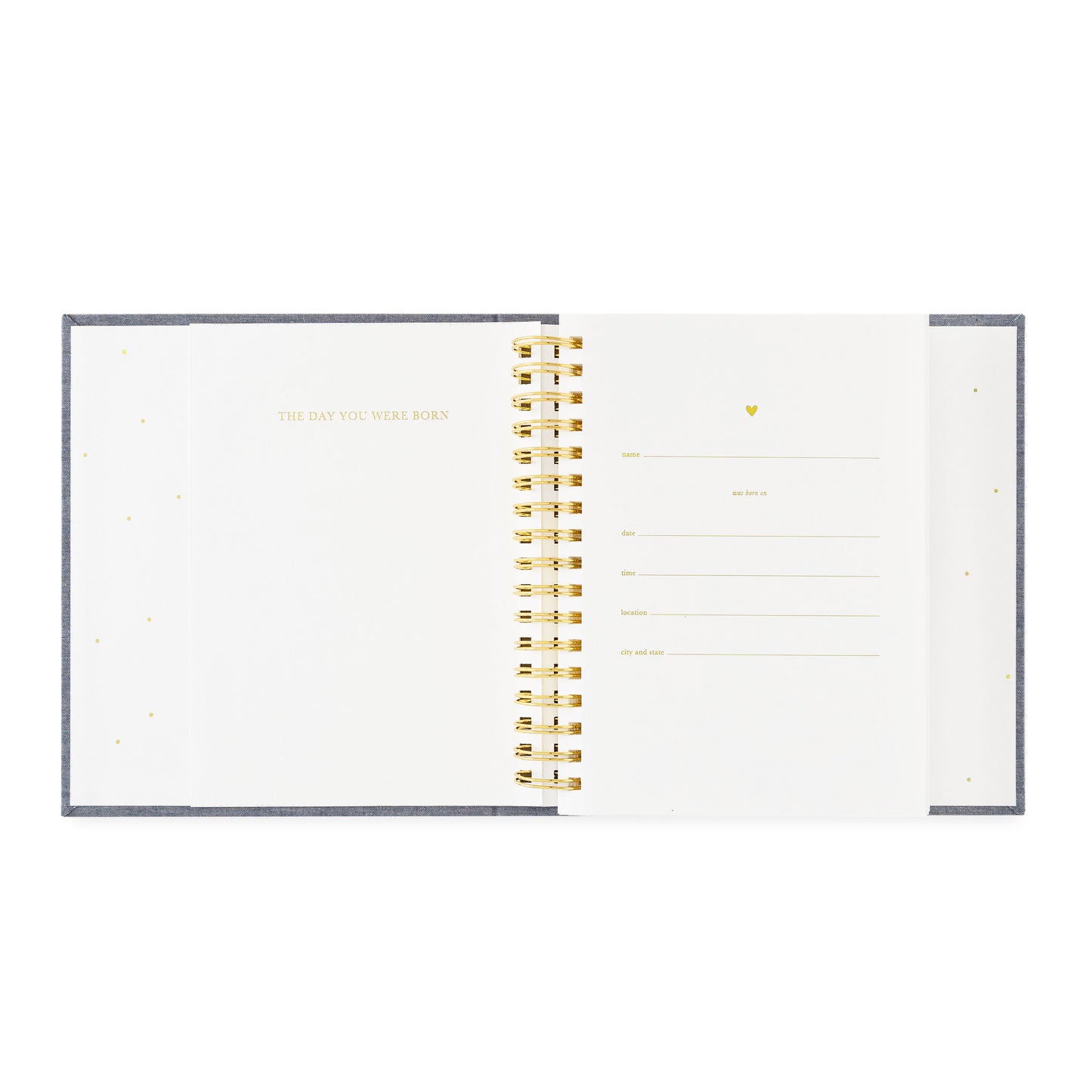 birthday book open to day you were born page