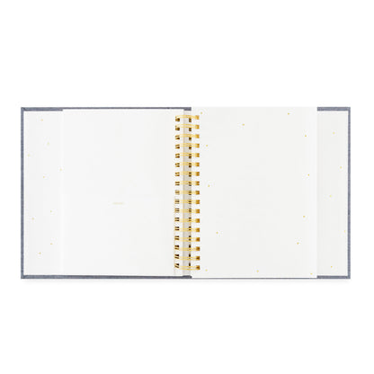 birthday book open to folder pocket