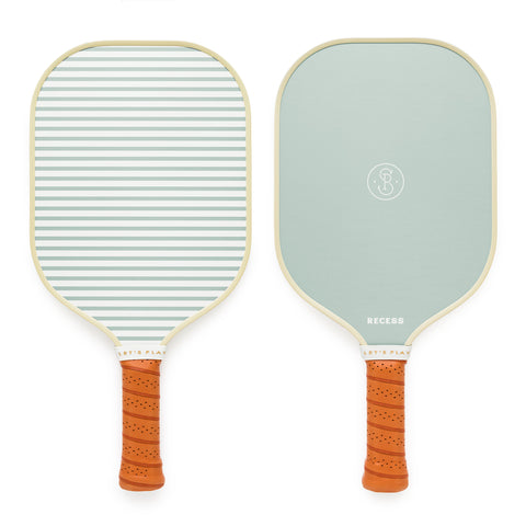 Sugar Paper x Recess Green Stripe Pickleball Paddle