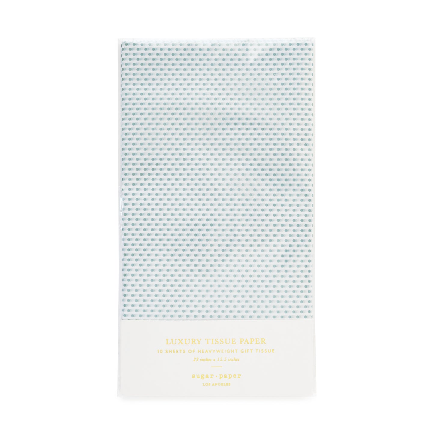 blue with white dot tissue paper in package listing luxury tissue paper