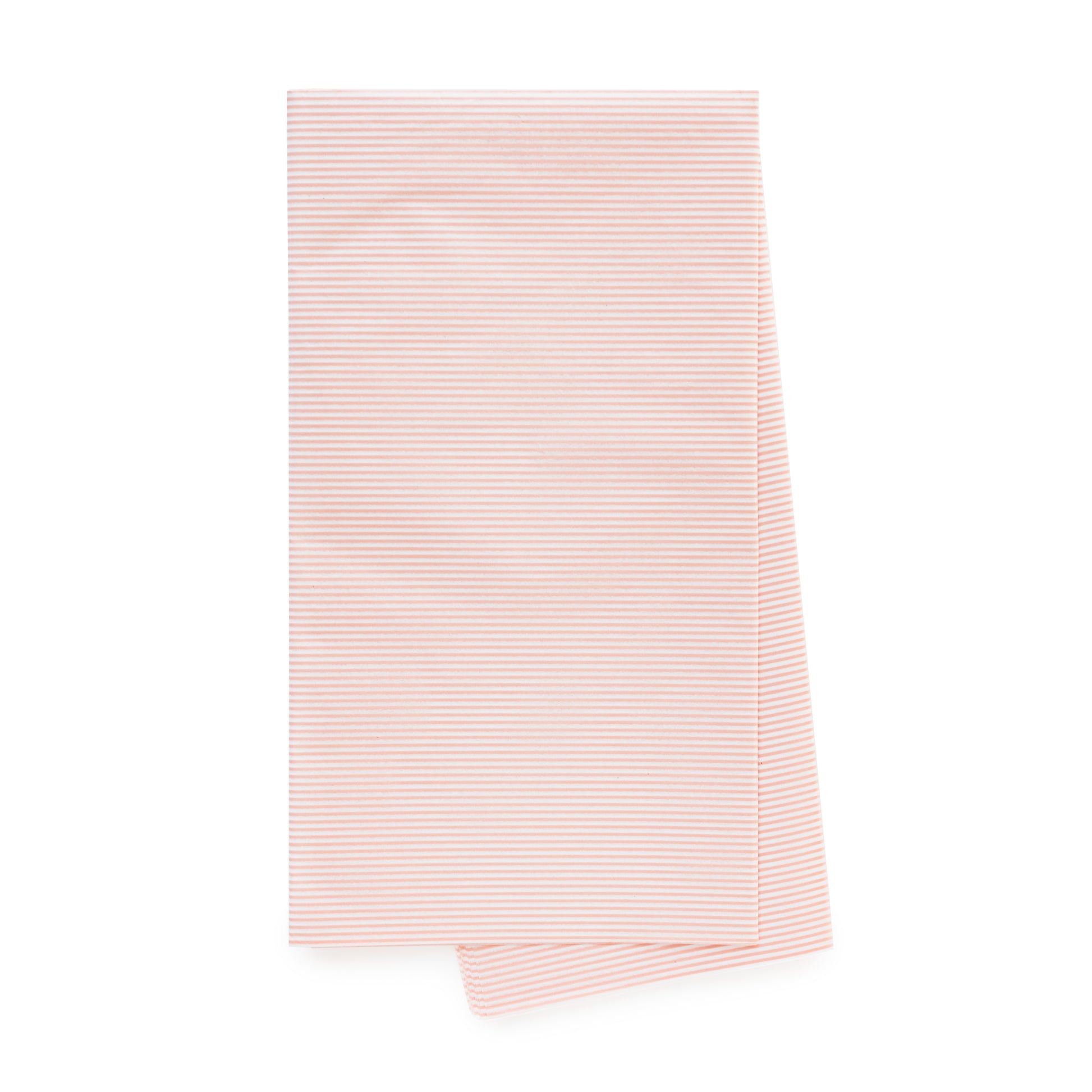 White with rose stripe tissue paper